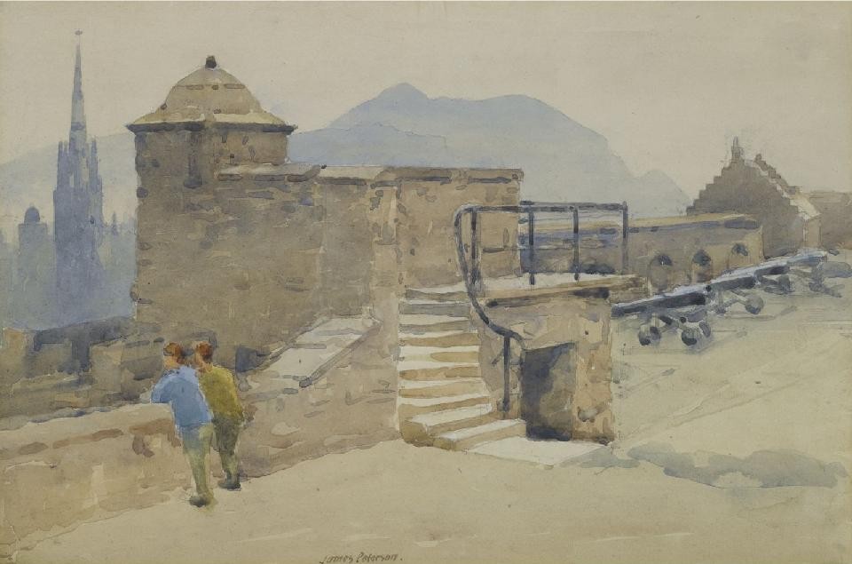 Unknown Artist Half Moon Battery,Edinburgh Castle